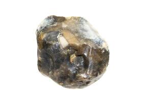 flint on a white isolated background. photo