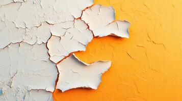 Peeling paint abstract background creative art minimalist design vibrant colors close-up view textured concept photo