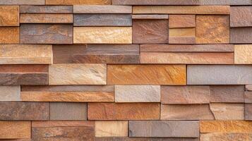 Textured stone wall background architectural elements indoor space natural colors close-up view design inspiration photo