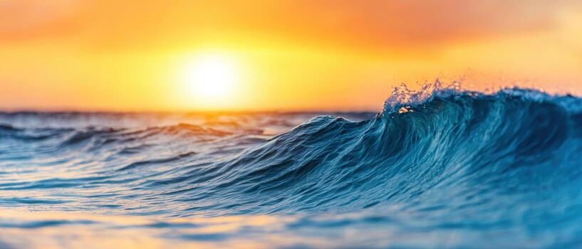 puesta de sol olas estrellarse en orilla Oceano antecedentes naturaleza fotografía sereno ambiente de cerca ver foto