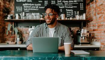 Digital Marketing Strategy Urban Cafe Business Environment Nature Background Copyspace Viewpoint photo