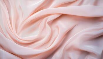 Elegant Organza Tablecloth Closeup Soft Background Copyspace Natural Light Textured Fabric photo