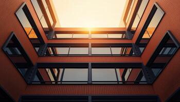 Modern Architectural Marvels Stunning Buildings with Unique Backgrounds in Urban Environments photo