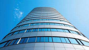 Modern Architectural Building Design Urban Environment High-Resolution Photography Clear Background photo