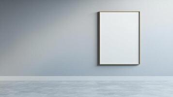 Minimalist Art Display Modern Gallery Digital Image Neutral Background Copyspace Available photo
