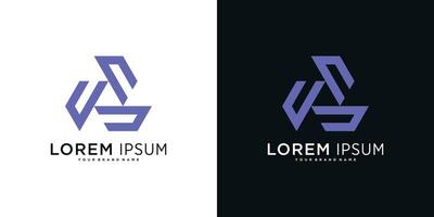 abstract triangle logo icon designs element vector