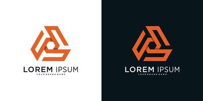 Company logo icon designs element, abstract triangle vector