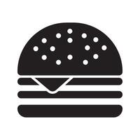 Burger icon, Cheeseburger symbol. Illustration. For your website, logo, app, UI design. illustration, isolated on white background vector
