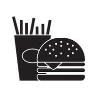 Fast Food icon. illustration.for your website, logo, app, UI design. illustration, isolated on white background vector