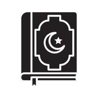 The Holy Quran icon symbol template for graphic and web design collection logo illustration. vector