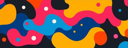 Colorful Liquid design with abstract elements. Applicable for cover design, presentation, invitation, flyer, annual report, poster and business card. vector