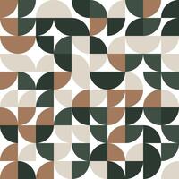 background of irregular bauhaus pattern vector