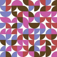 Abstract bauhaus geometric pattern background vector