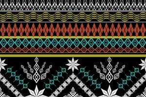 embroidery.geometric ethnic pattern vector