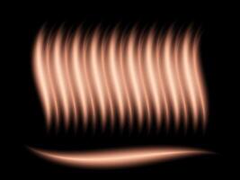Glowing flames and fiery sparks burn intensely creating a powerful and energetic fire effect vector