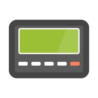 Simple pager device icon. vector
