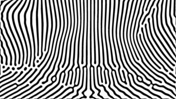 Circular abstract optical art with concentric lines vector