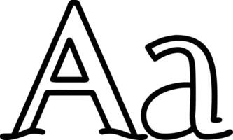 Bold and playful design of the letter A with cartoon children adding a fun, educational touch to your creative projects vector
