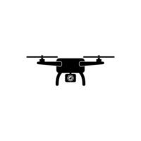 Drone icon isolated on white background. vector