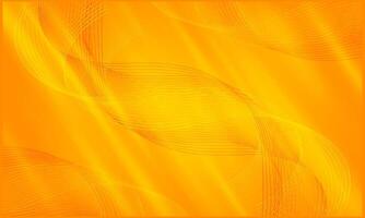 Abstract Orange and Yellow Background with Wavy Lines Background Wallpaper vector