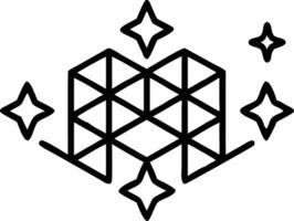 Elegant Islamic design featuring geometric patterns with star shapes in intricate forms, Islamic elements background vector