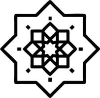 Islamic elements Background with a Ramadan Mubarak message, star pattern design with crescent moon and geometric shapes, for holiday greetings vector