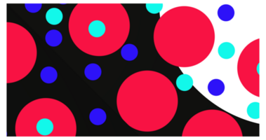 Abstract Geometric Pattern with Colorful Circles png