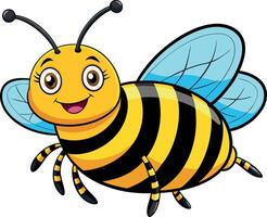 Playful honeybee drawings with soft colors and cartoon forms, perfect for logos, storybooks, websites, and fun graphics vector