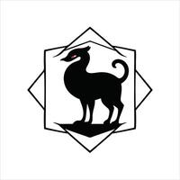 The logo for a company that sells dog collars vector