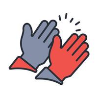 applause icon colours abstract vector