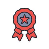 badge icon colours abstract vector