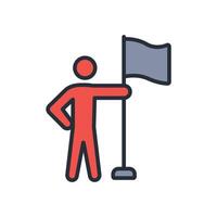 success icon colours abstract vector