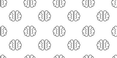 Simple brain illustrations on a white background for designs and educational use vector