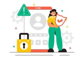 Art of Security Consulting with IT Experts and Ethical Hacking Procedures vector