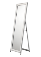 a standing mirror, minimalist design, isolated on a transparent background png