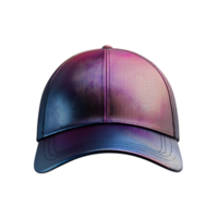 a baseball cap with a shiny metallic finish png