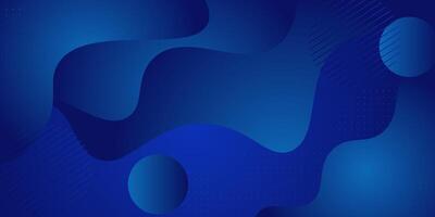 Blue background with dynamic fluid wave shapes. Abstract template and modern stylish design. Eps10 vector