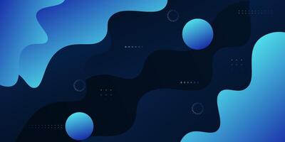 Abstract blue wave 3D background. Wave pattern with circle line concept. Eps10 vector