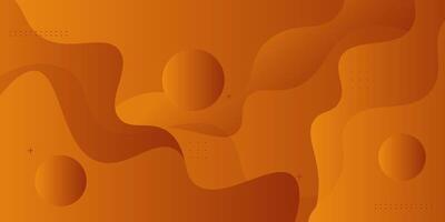 Abstract wave liquid orange background. Colorful background with wave pattern. vector