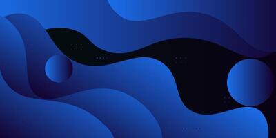 Abstract blue wave geometric background. Dynamic shape composition. Eps10 vector