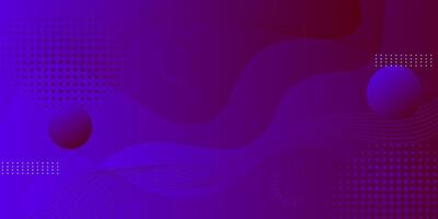 Abstract background 3D colorful banner with blue and purple solid gradient color background. Creative banner design with wave shape and lines as template. Eps10 vector