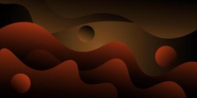 Premium wave abstract background with soft gradient colors and dynamic shadows. background for wallpaper. vector