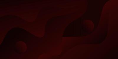 Colorful geometric wave 3D background. Dark red elements with liquid gradient pattern. Dynamic shape composition. eps10 vector