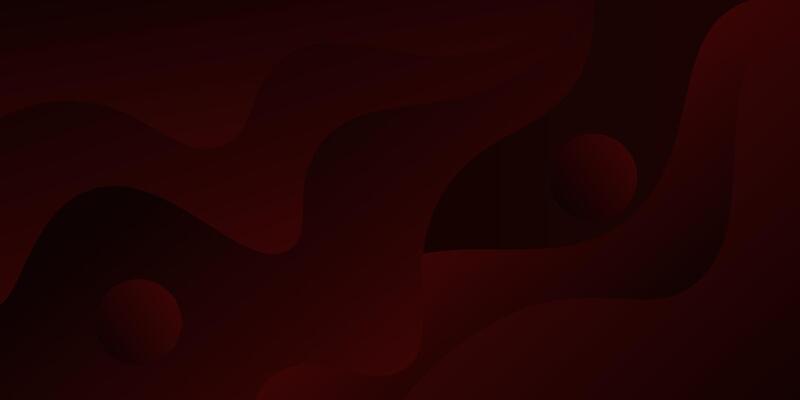 Colorful geometric wave 3D background. Dark red elements with liquid gradient pattern. Dynamic shape composition. eps10