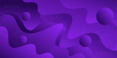 Abstract dark purple wave fluid 3D pattern background. Trendy geometric shape design with elegant pattern. Eps10 vector