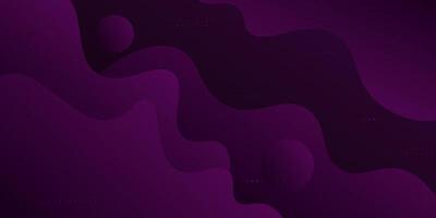 Modern abstract purple illustration background with 3d look and simple wave and shadow pattern. Cool and luxury design. Eps10 vector