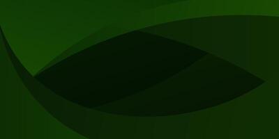 Abstract dark green 3D background. Wave shape with simple pattern. Modern background design. Eps10 vector