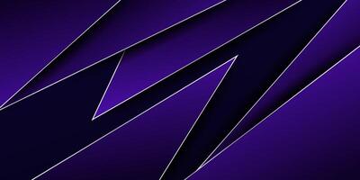 Abstract dark purple background with shadow triangle pattern and overlapping lines. Eps10 vector