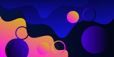 Abstract 3d background fluid wave pattern. Dark gradient color design. Abstract geometric pattern simple background for banner, flyer, presentation design and business card. eps10 vector
