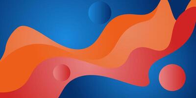 Abstract bright colored wave banner background design. Liquid shape pattern on background. Eps10 vector